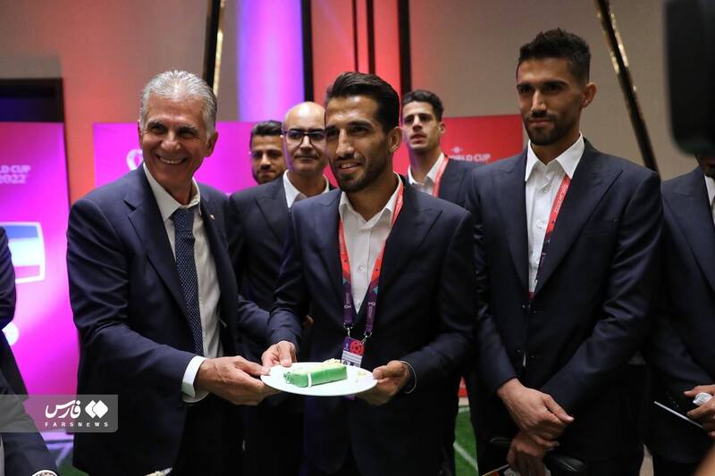 گزارش تصویری از لحظه ورود تیمملی به قطر و استقبال جالب قطریها