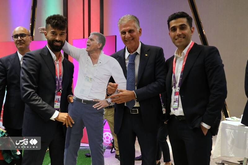 گزارش تصویری از لحظه ورود تیمملی به قطر و استقبال جالب قطریها