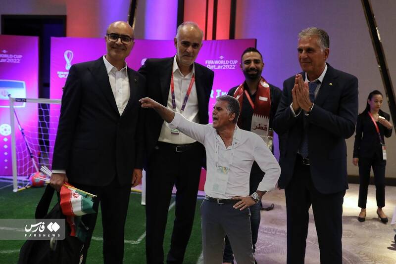 گزارش تصویری از لحظه ورود تیمملی به قطر و استقبال جالب قطریها