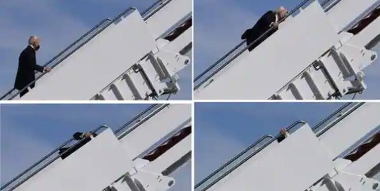 سکندری خوردن بایدن اینبار در اندونزی +فیلم