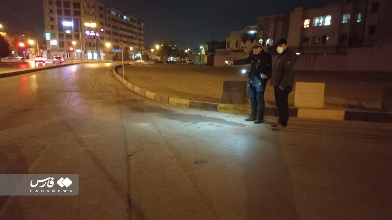 تصاویری از محل شهادت دو بسیجی در اصفهان