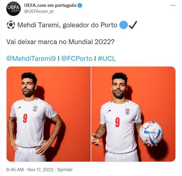 طارمی سوژه یوفا در جام جهانی شد +عکس