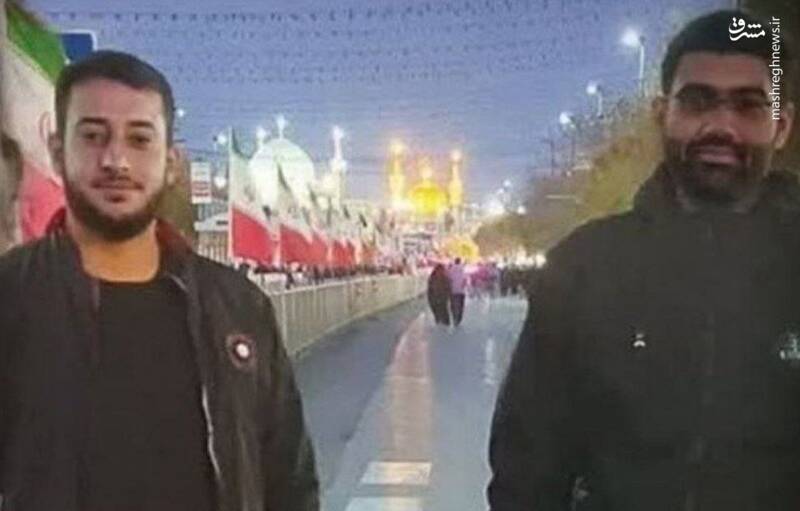 عکس/ دیوار نوشته‌ی محل شهادت شهدای امنیت مشهد