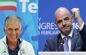 پاسخ جالب رئیس فیفا به سبک کیروش به مدعیان حقوق بشر