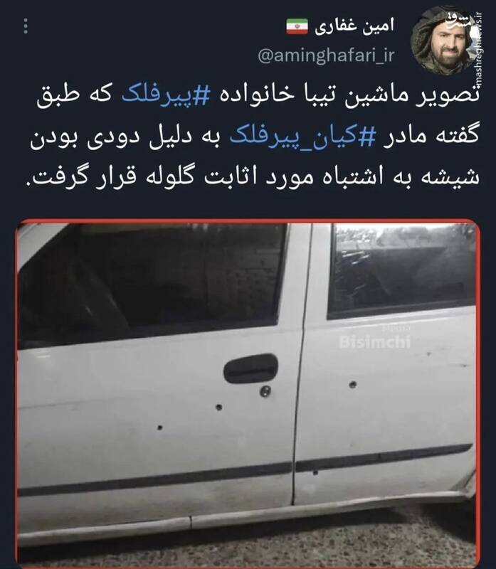 قاتل اصلی کیان پیرفلک، علی کریمی است +عکس