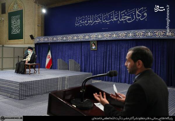 جمعی از مردم اصفهان با رهبر انقلاب دیدار کردند