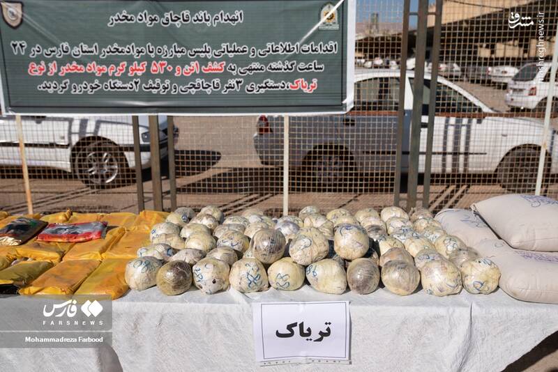 عکس/ کشفیات پلیس استان فارس از مجرمان