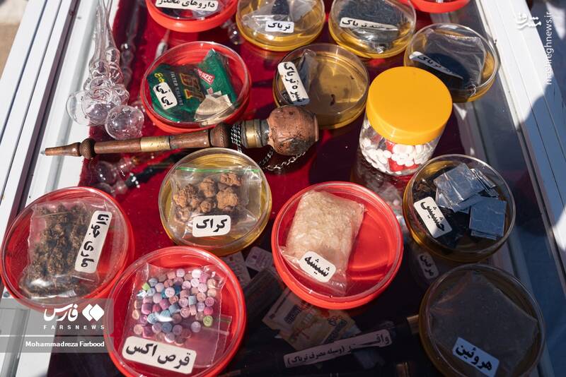 عکس/ کشفیات پلیس استان فارس از مجرمان