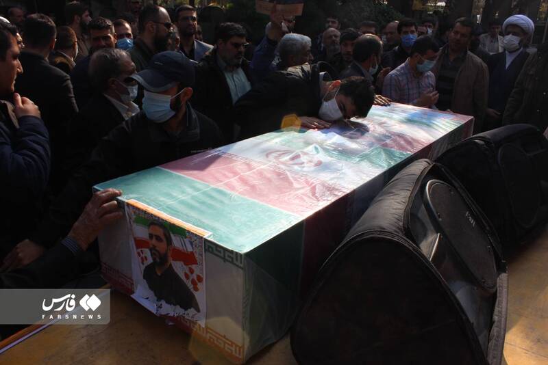 شهید مدافع امنیتی که همسایه یک شهید مدافع حرم شد +عکس