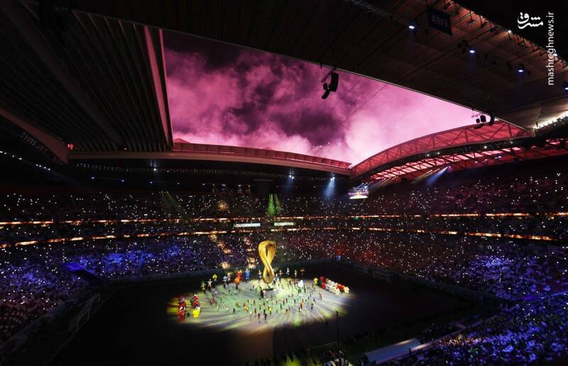 آغاز مراسم افتتاحیه جام جهانی ۲۰۲۲ قطر +عکس و فیلم