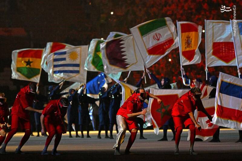 آغاز مراسم افتتاحیه جام جهانی ۲۰۲۲ قطر +عکس و فیلم