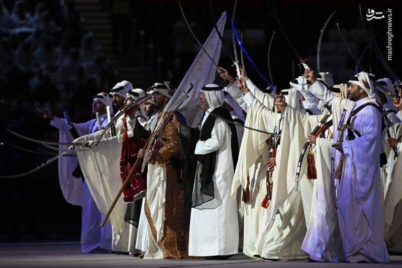 آغاز مراسم افتتاحیه جام جهانی ۲۰۲۲ قطر +عکس و فیلم