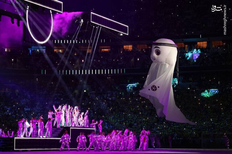 آغاز مراسم افتتاحیه جام جهانی ۲۰۲۲ قطر +عکس و فیلم