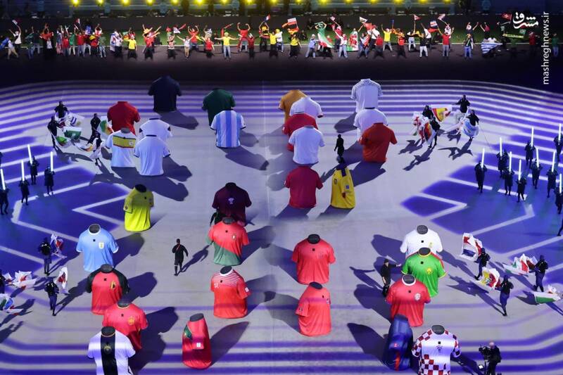 مراسم افتتاحیه جام جهانی ۲۰۲۲ قطر با شکوه برگزار شد +عکس و فیلم