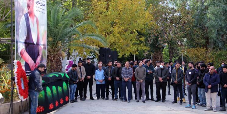 تشییع جنازه حسین زرینجویی هنرمند لرستانی +عکس