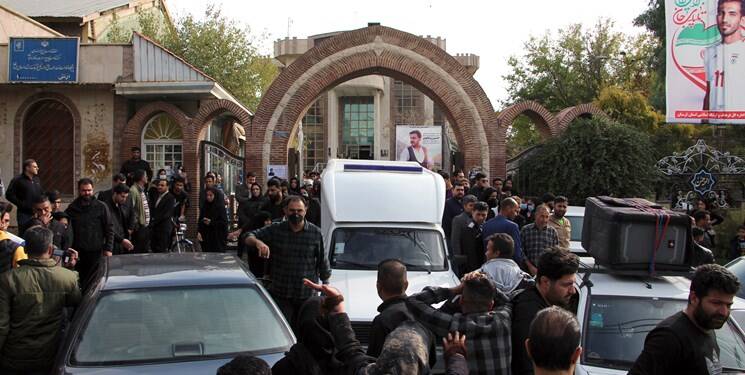 تشییع جنازه حسین زرینجویی هنرمند لرستانی +عکس