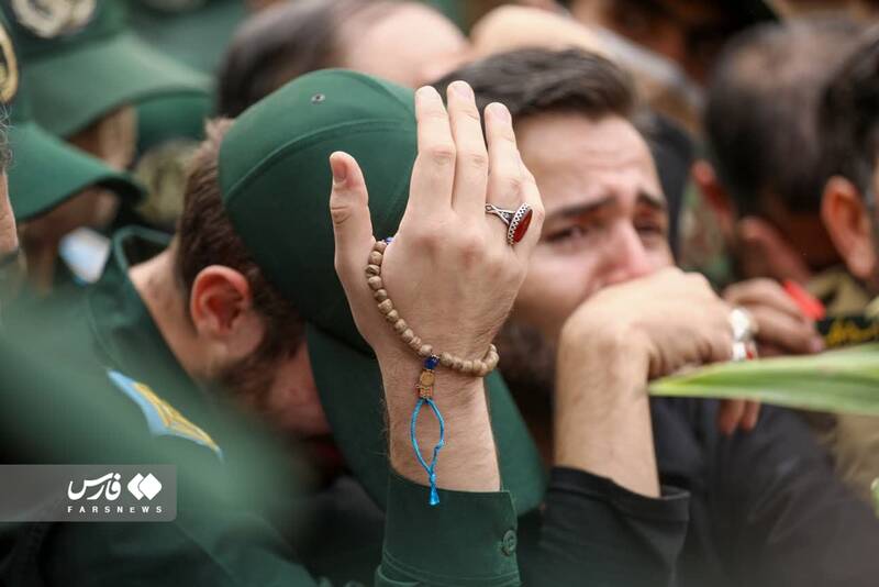 مراسم استقبال از پیکر سردار شهید داوود جعفری +عکس