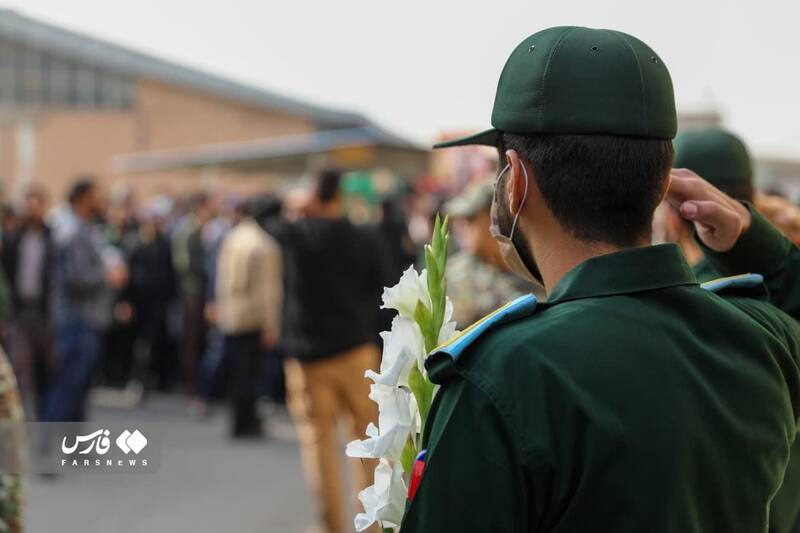 مراسم استقبال از پیکر سردار شهید داوود جعفری +عکس
