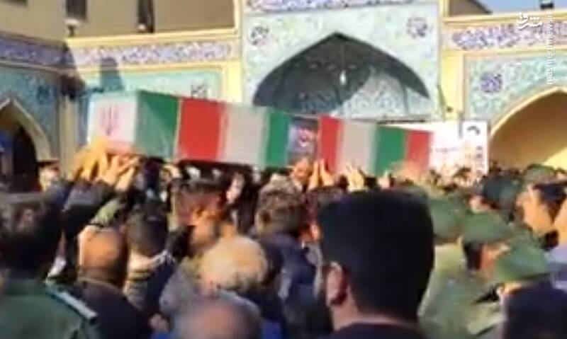 فیلم/ تشییع پیکر شهید "داوود جعفری"