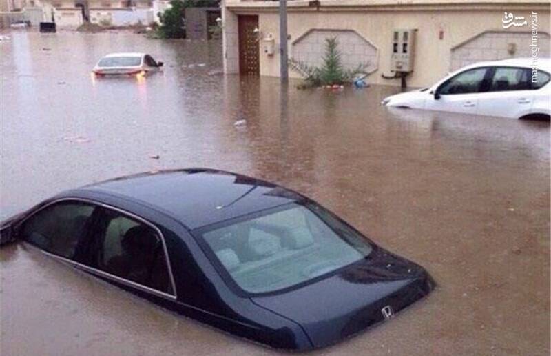 فیلم/ وقوع سیلاب در جده عربستان
