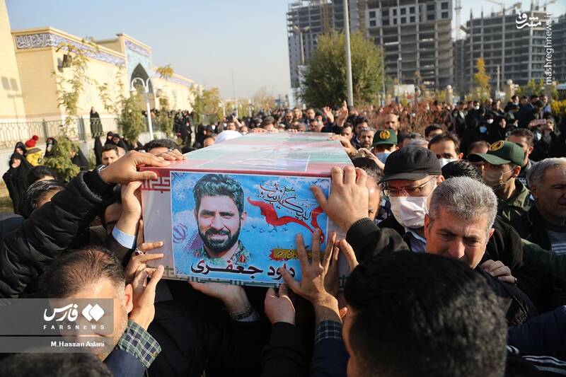 شهادت سرهنگ پاسدار داوود جعفری در سوریه