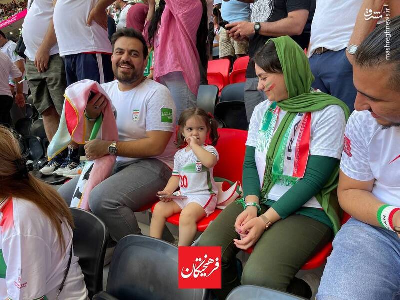 عکس/ کوچکترین تماشاگر ایرانی بازی ایران و ولز
