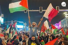 فیلم/ حمایت تماشاگران کشورهای مختلف در جام جهانی از مردم فلسطین
