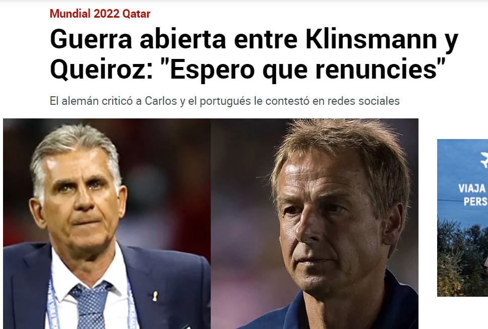 کلینزمن در سطح چنین اظهاراتی نیست / کیروش و فدراسیون فوتبال ایران پخته عمل کردند/ نتیجه دیدار ایران و آمریکا روی خیلی چیزها تاثیر دارد