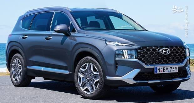 هیوندای سانتافه هیبریدی معرفی شد +عکس