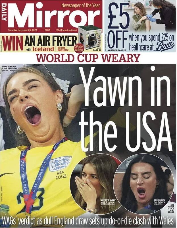 جنجال جدید در انگلیس؛ خمیازه همسران بازیکنان