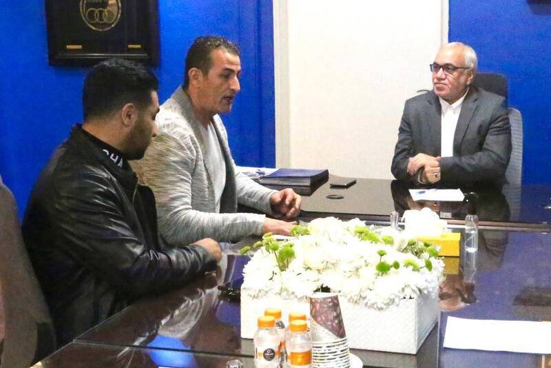 ملاقات پرویز برومند با مدیرعامل استقلال +عکس