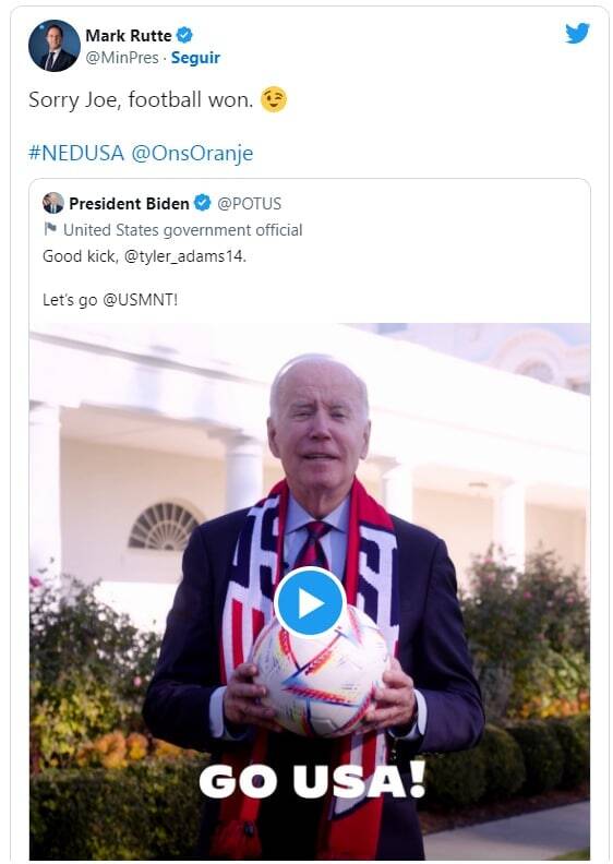 تمسخر بایدن توسط نخست وزیر هلند پس از شکست آمریکا +عکس