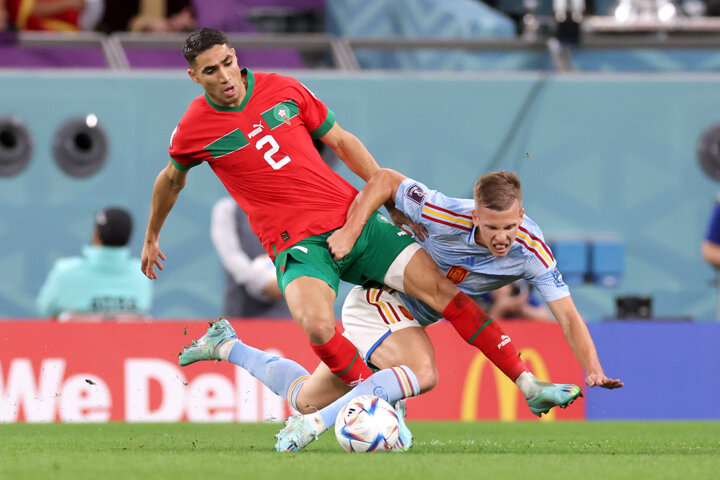 شیرهای اطلس، شگفتیساز جام بیست و دوم؛ اسپانیا بازهم در پنالتی باخت