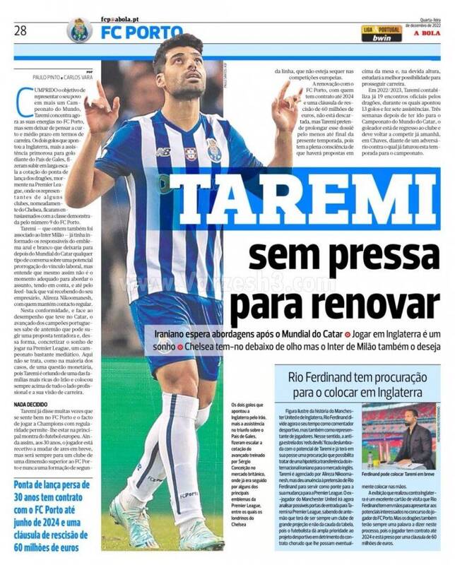 عکس| برنامه اسطوره منچستریونایتد برای جذب مهدی طارمی/ پسر بوشهری شیطان میشود؟