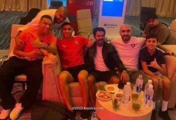 حضور امباپه در اردوی مراکش +عکس