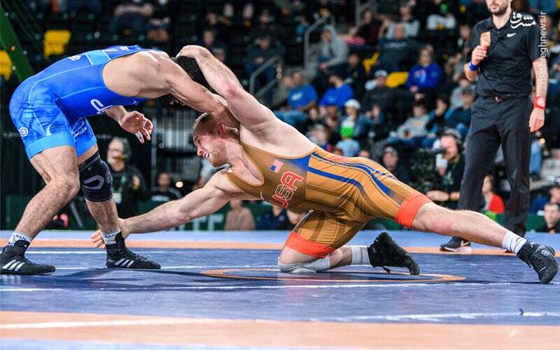 عکس/ تیم ملی کشتی ایران نایب قهرمان شد