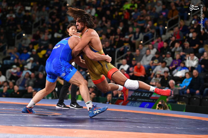 عکس/ تیم ملی کشتی ایران نایب قهرمان شد