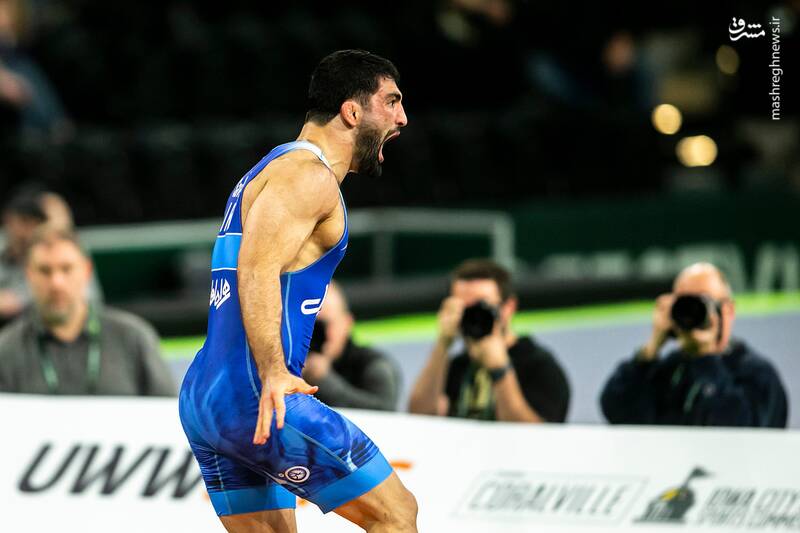 عکس/ تیم ملی کشتی ایران نایب قهرمان شد