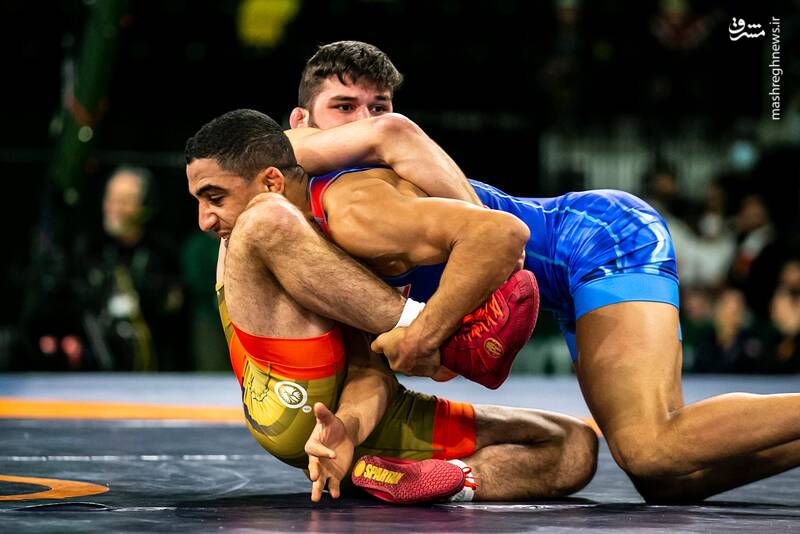 عکس/ تیم ملی کشتی ایران نایب قهرمان شد