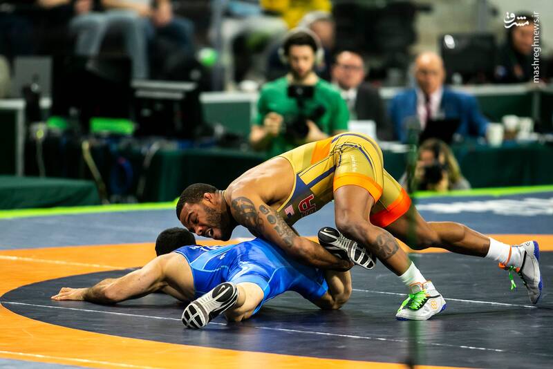 عکس/ تیم ملی کشتی ایران نایب قهرمان شد