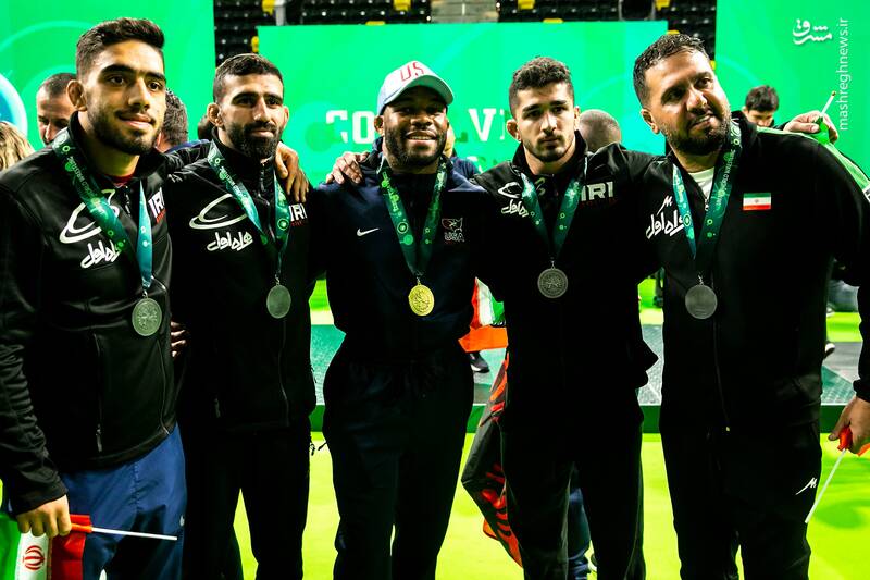 عکس/ تیم ملی کشتی ایران نایب قهرمان شد