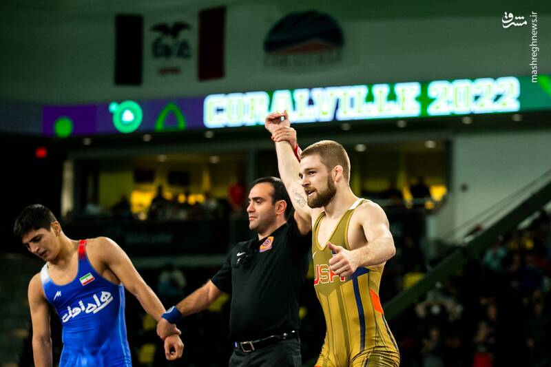 عکس/ تیم ملی کشتی ایران نایب قهرمان شد