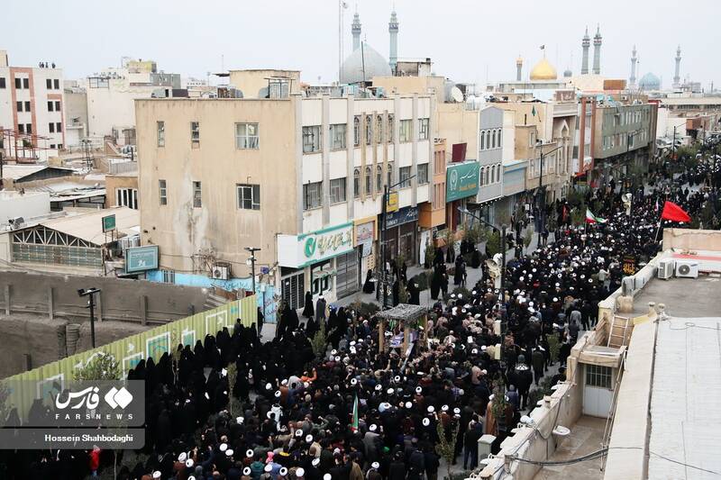 تشییع «شهید مدافع امنیت» در قُم