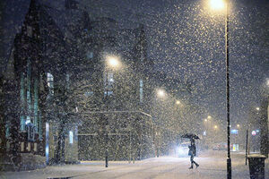 بارش سنگین برف در لندن