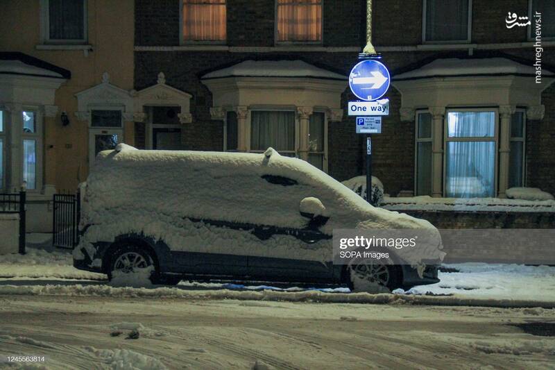 عکس/ اسکاتلند یخ زد