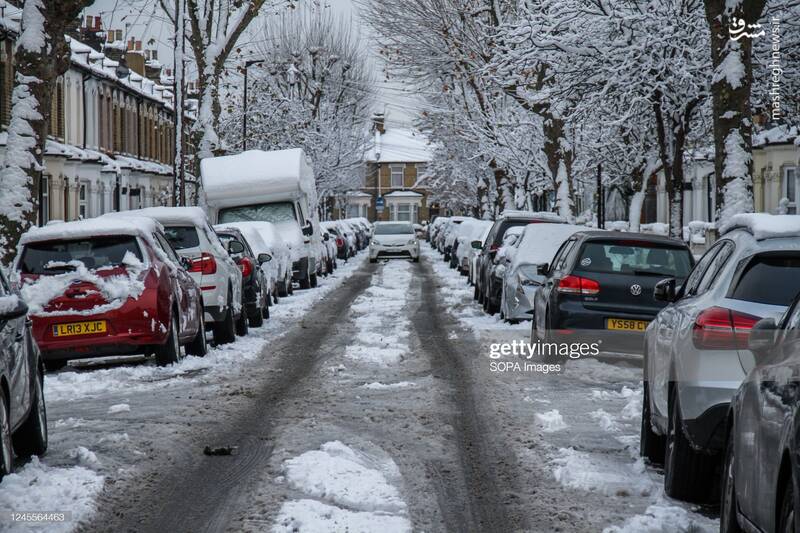 عکس/ اسکاتلند یخ زد