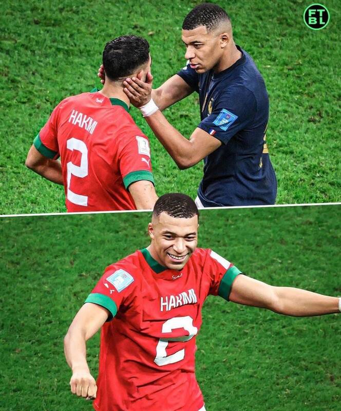 عکس/ حرکت زیبای امباپه در پایان بازی با مراکش