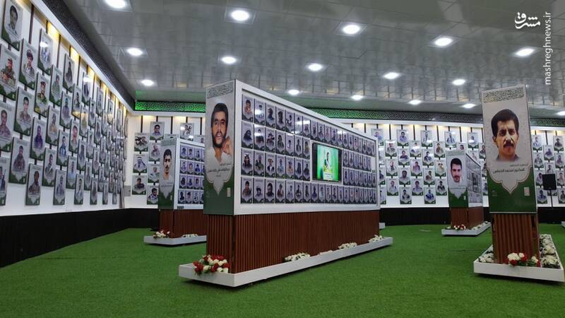 تصویر سردار سلیمانی در نمایشگاه شهدای یمن +عکس