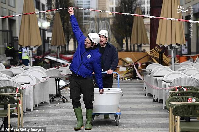 تصاویر جدید از ترکیدن آکواریوم غولپیکر برلین