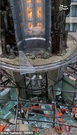 تصاویر جدید از ترکیدن آکواریوم غولپیکر برلین